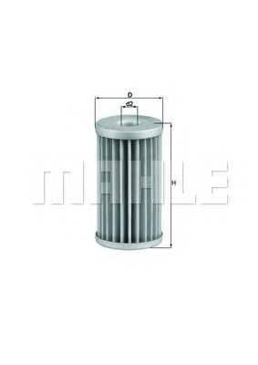 Фильтр тонкой очистки топлива Mahle Original KX39 цена, от 16.89 USD